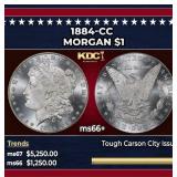 1884-cc Morgan Dollar $1 ms66+ SEGS