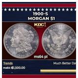 1900-s Morgan Dollar $1 ms64 pl SEGS