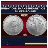 2024 Icons of Inspiration: Shakespeare 1 oz .999 S