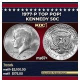 1977-p Kennedy Half Dollar TOP POP! 50c ms67+ SEGS