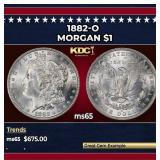 1882-o Morgan Dollar $1 Grades ms65