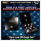 RARE 2020 United States Mint Limited Edition Silve