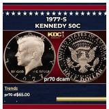 1977-s Proof Kennedy Half Dollar 50c pr70 dcam SEG