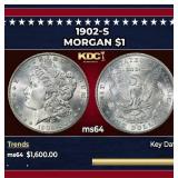1902-s Morgan Dollar $1 ms64 SEGS