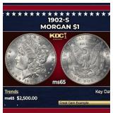 1902-s Morgan Dollar $1 ms65 SEGS