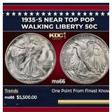 1935-s Walking Liberty Half Dollar Near Top Pop 50