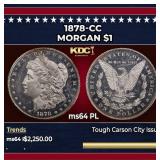 1878-cc Morgan Dollar $1 ms64 PL SEGS