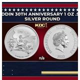 2022 Disney Aladdin 30th Anniversary 1 oz .999 Sil