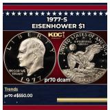 1977-s Proof Eisenhower Dollar $1 pr70 dcam SEGS