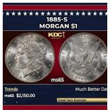 1885-s Morgan Dollar $1 ms65 SEGS