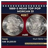 1889-s Morgan Dollar Near Top Pop $1 ms66 SEGS