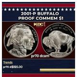 2001-P Buffalo Proof Modern Commem Dollar $1 pr70