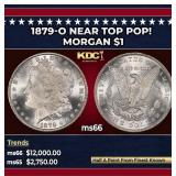 1879-o Morgan Dollar Near Top Pop! $1 ms66 SEGS