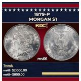1879-p Morgan Dollar $1 ms66 SEGS