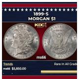 1899-s Morgan Dollar $1 ms66 SEGS