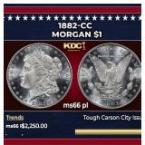1882-cc Morgan Dollar $1 ms66 pl SEGS