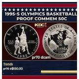 1995-s Olympics Basketball Proof Modern Commem Hal