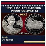 1999-P Dolley Madison Proof Modern Commem Dollar $