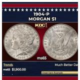 1904-p Morgan Dollar $1 ms65 SEGS