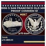 2006-S San Francisco Old Mint Proof Modern Commem