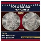1901-o Morgan Dollar TOP POP! $1 ms68 SEGS