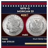 1879-o Morgan Dollar $1 Grades ms64