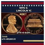 1975-s Proof Lincoln Cent 1c pr70 rd dcam SEGS