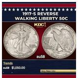 1917-s Reverse Walking Liberty Half Dollar 50c au5