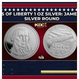 Founders of Liberty 1 oz Silver: James Madison