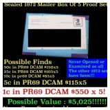 Original sealed box 5- 1972 United States Mint Pro