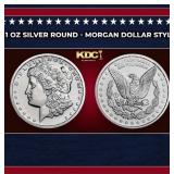 1 oz Silver Round - Morgan Dollar Style