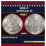 1898-p Morgan Dollar $1 Grades Choice+ Unc