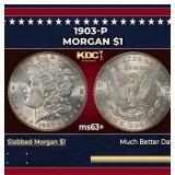 1903-p Morgan Dollar $1 Grades Select+ Unc