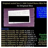 Original sealed box 5- 1998 United States Mint Set
