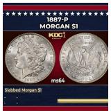 1887-p Morgan Dollar $1 Grades Choice Unc