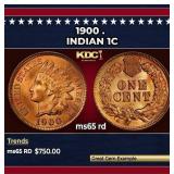 1900 Indian Cent . 1c Grades GEM Unc RD