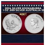 2024 Silver Kookaburra 1 oz .999 Silver Australia