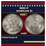 1890-p Morgan Dollar $1 Grades Select+ Unc