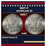 1887-p Morgan Dollar $1 Grades Select Unc