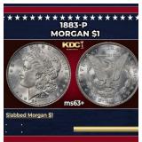 1883-p Morgan Dollar $1 Grades Select+ Unc