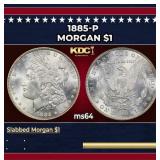 1885-p Morgan Dollar $1 Grades Choice Unc