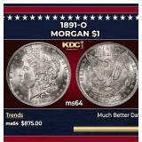 1891-o Morgan Dollar $1 Grades Choice Unc