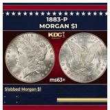 1883-p Morgan Dollar $1 Grades Select+ Unc