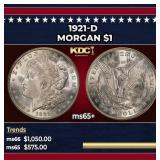 1921-d Morgan Dollar $1 Grades GEM+ Unc