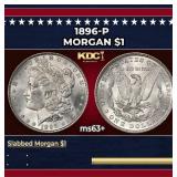 1896-p Morgan Dollar $1 Grades Select+ Unc