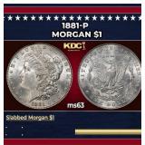 1881-p Morgan Dollar $1 Grades Select Unc