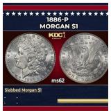 1886-p Morgan Dollar $1 Grades Select Unc