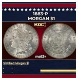 1883-p Morgan Dollar $1 Grades Select+ Unc