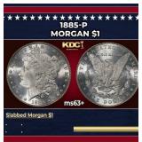 1885-p Morgan Dollar $1 Grades Select+ Unc