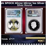 NGC NGC 2017-p Star Trek SPOCK Mirror Mirror 1oz S